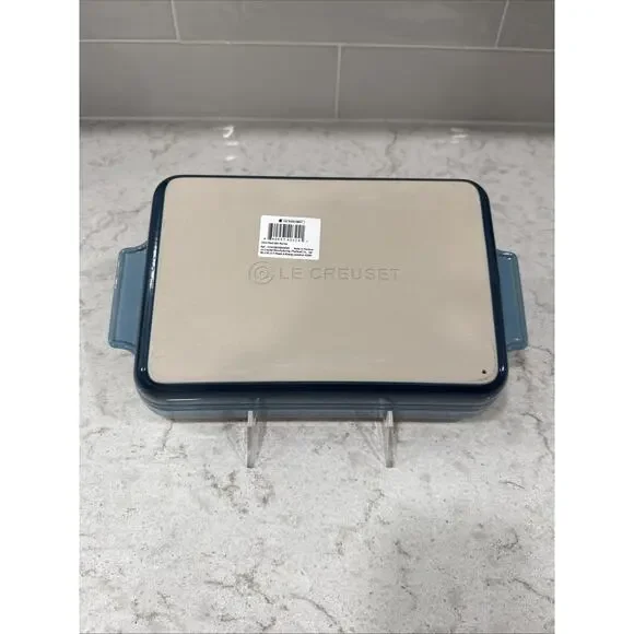 Le Creuset Rectangular Casserole Baking Dish 25cm Marine Blue Second Choix NEW